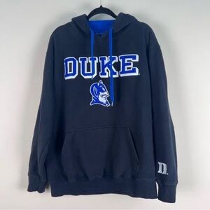 Duke Blue Devil’s Colllegiate Basketball sports Men's Black logo Hoodie large
